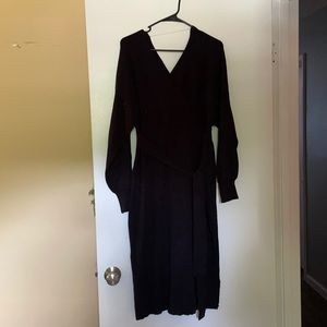 Maternity sweater dress
